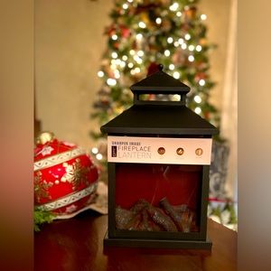 SHARPER IMAGE LED FIREPLACE LANTERN
